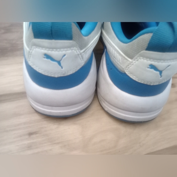 Mens Puma X-RAY color block blue/white and gray sneakers - Picture 3 of 15